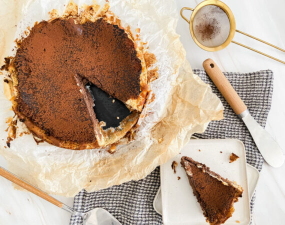 Tarta de la viña de chocolate