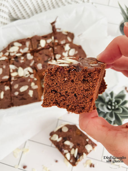 Brownie sin gluten y sin horno