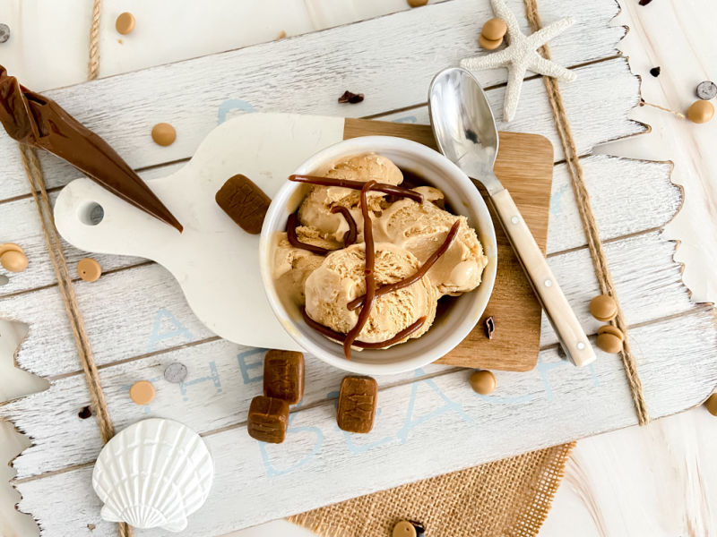 Helado de dulce de leche