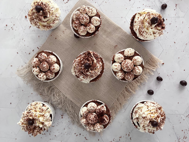 Muffins de tiramisú