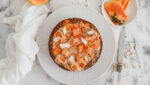 Bizcocho de papaya y coco sin gluten