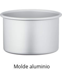 Molde aluminio para tartas de capas