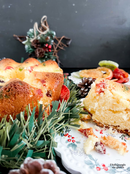 Bizcocho de Navidad sin gluten