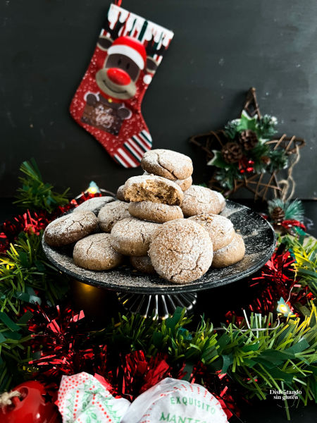 Mantecados de canela sin gluten