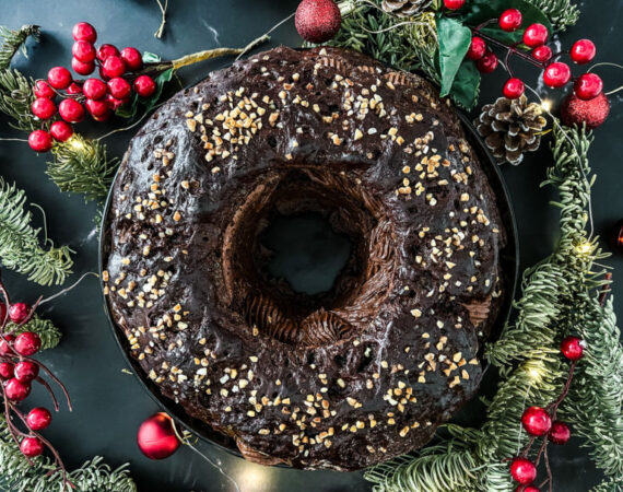 Roscón de Reyes de chocolate