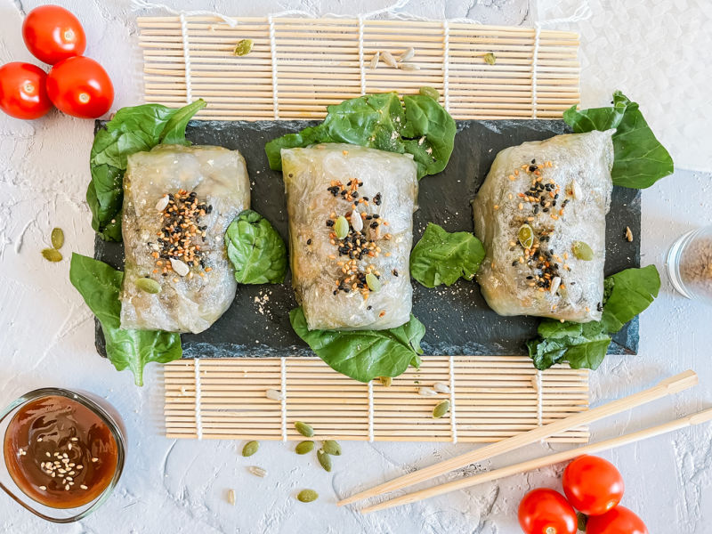 Rollos vietnamitas sin gluten