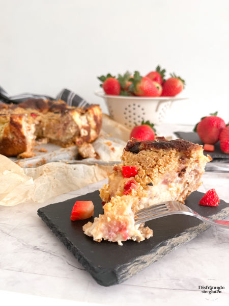 Tarta de mascarpone y fresas