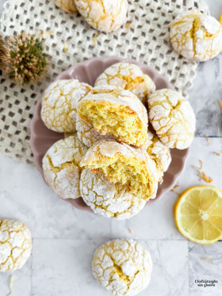 Galletas de limón sin gluten