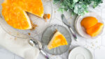 Tarta de queso y melocotón sin gluten