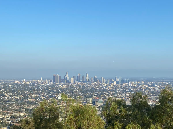 Vistas de Los Angeles desde el mirador Griffith