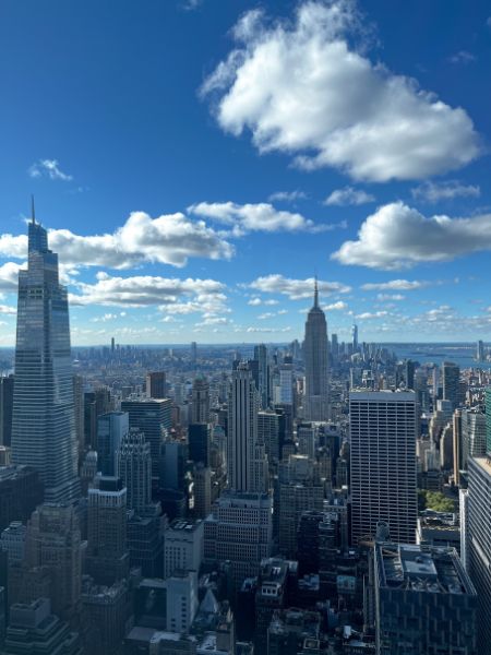 Vistas mirador Top Of Rock Nueva York