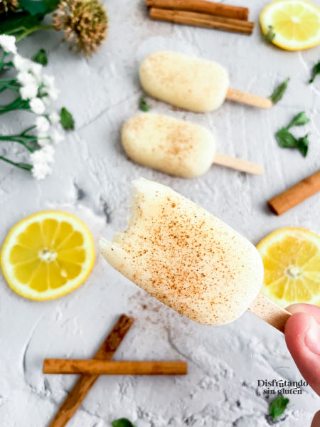 Helados de leche merengada