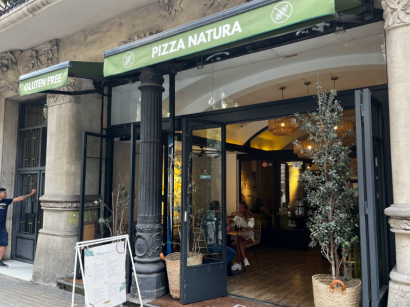 Pizza Natura sin gluten