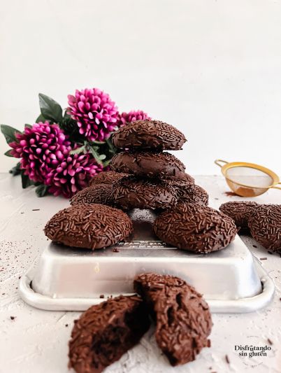 Galletas de chocolate sin gluten.