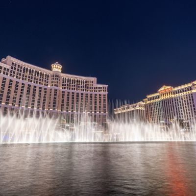 Fuentes del hotel Bellagio Las Vegas
