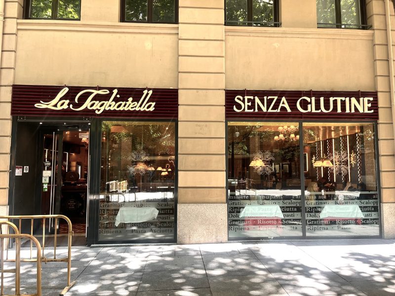 La Tagliatella 100% sin gluten Pamplona