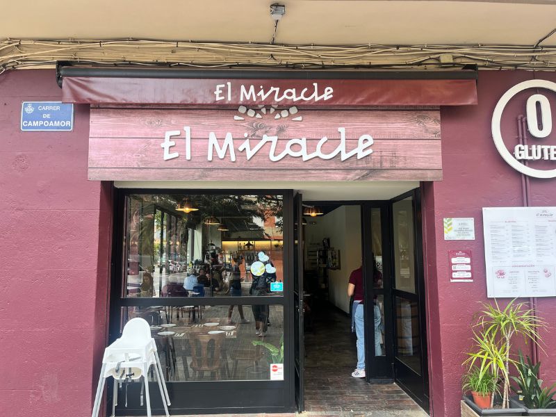 Restaurante 100% sin gluten en Valencia El Miracle