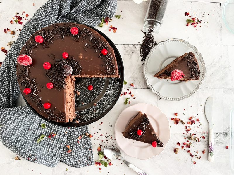 Tarta mousse de chocolate