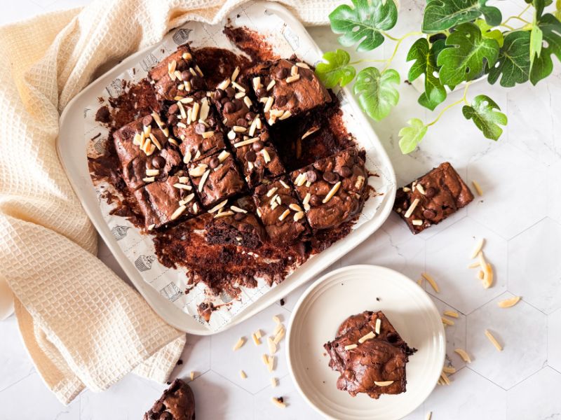 Brownie de almendras