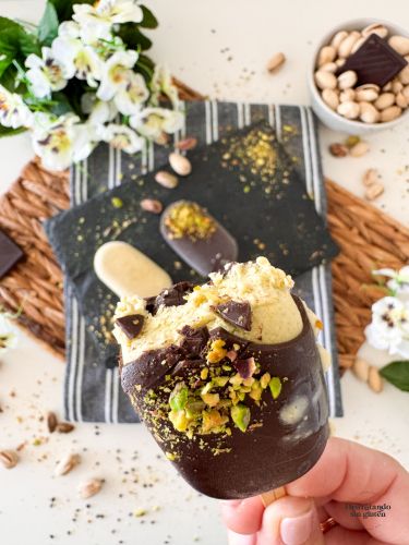 Receta de helado de pistacho sin gluten