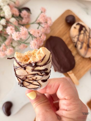 Polos de cookies sin gluten