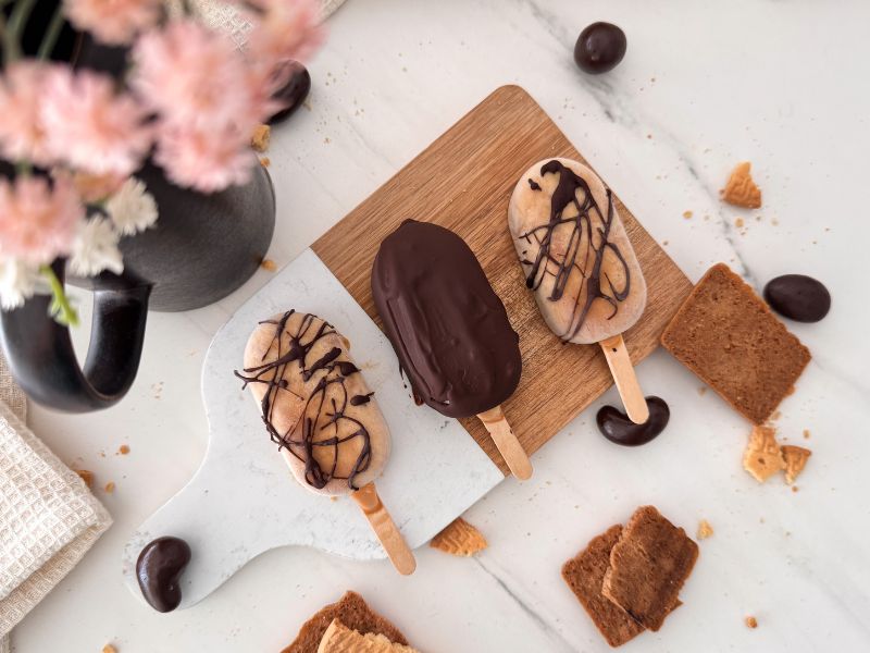 Helado de cookies sin gluten