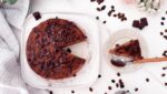 Tarta mousse de queso chocolate y café sin gluten