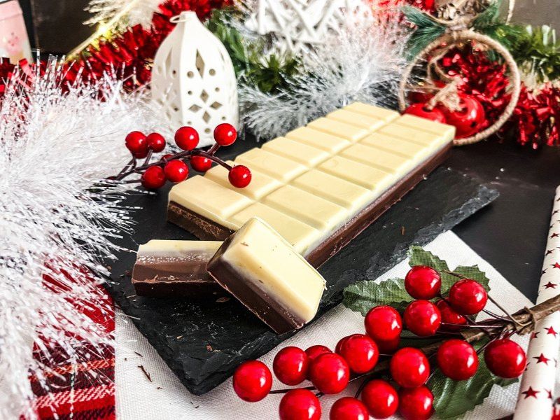 Receta turrón 3 chocolates sin gluten