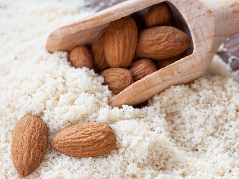 Harina sin gluten de almendras