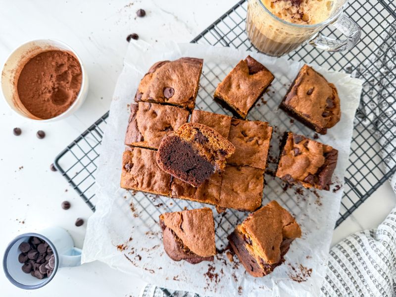 Receta de brookie sin gluten
