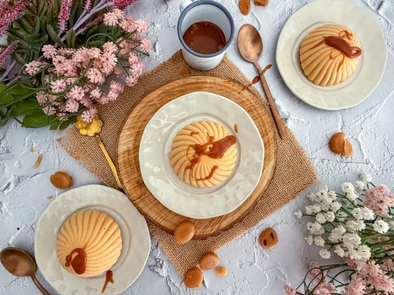Receta de helado de caramelo salado