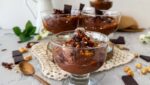 Mousse de chocolate negro y avellanas sin gluten